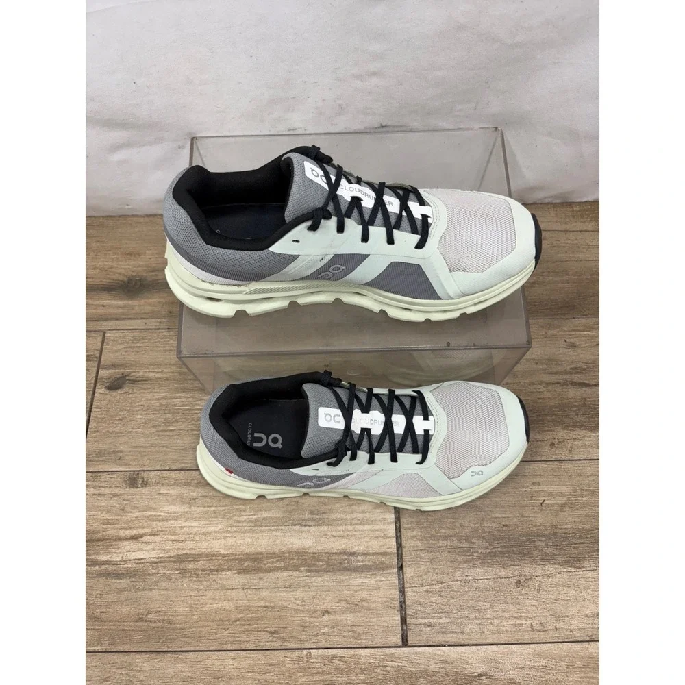 On Cloudrunner Women's Running Shoes Gray White US 10.5 UK 8.5‎ EU 42.5